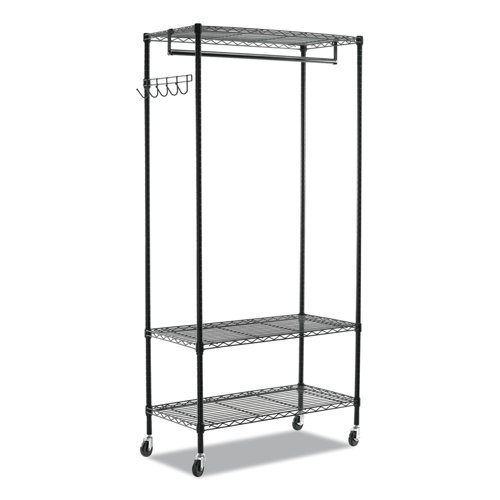 Alera Wire Shelving Series Portable Garment Rack & Reviews Wayfair